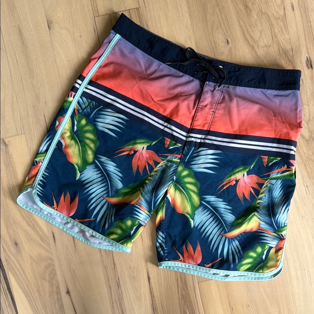 Hurley Tropical Print Men's Board Shorts